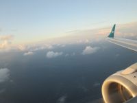 im Landeanflug auf Bari