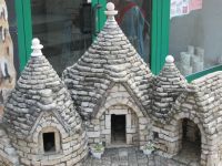 Trulli en miniature in Souvenirläden
