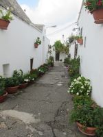 Blumengasse in Alberobello