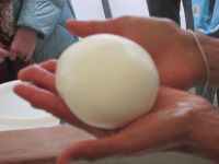 ...gleich kommt dieser Mozzarella auf den Tisch