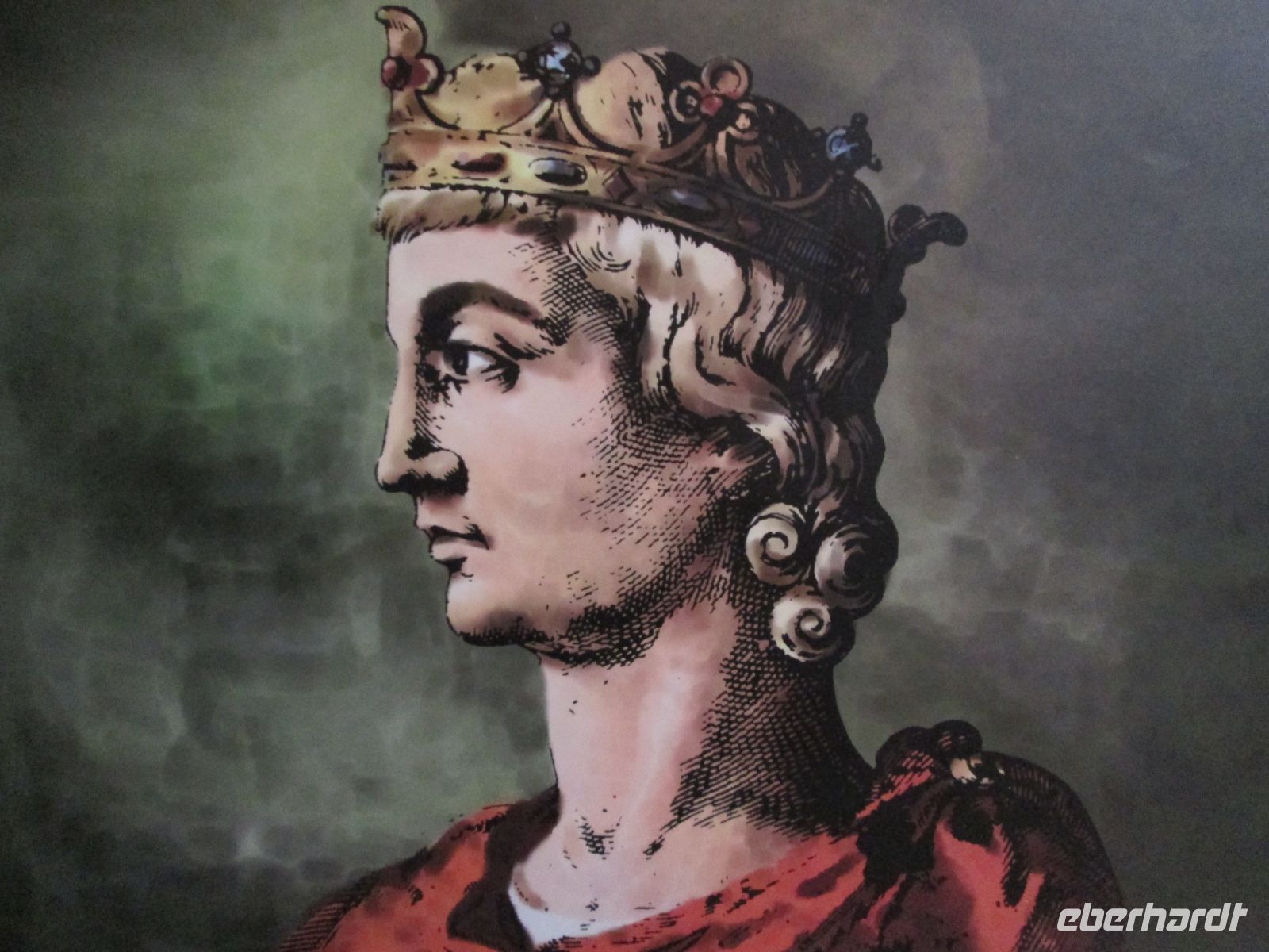 Foto von Friedrich II. im Castel del Monte