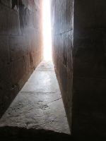 eine gewaltige Wandstärke im Castel del Monte