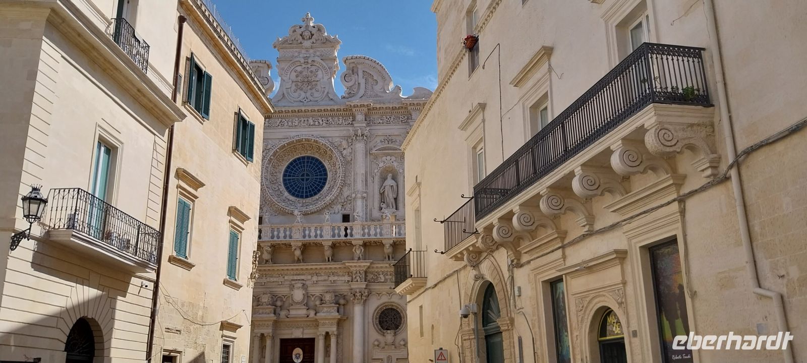 Lecce Blick auf Kathedrale @Anette Rietz