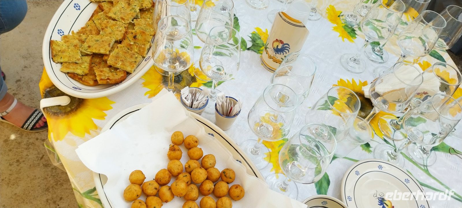 Masseria Apulien Aperitif im September @Anette Rietz