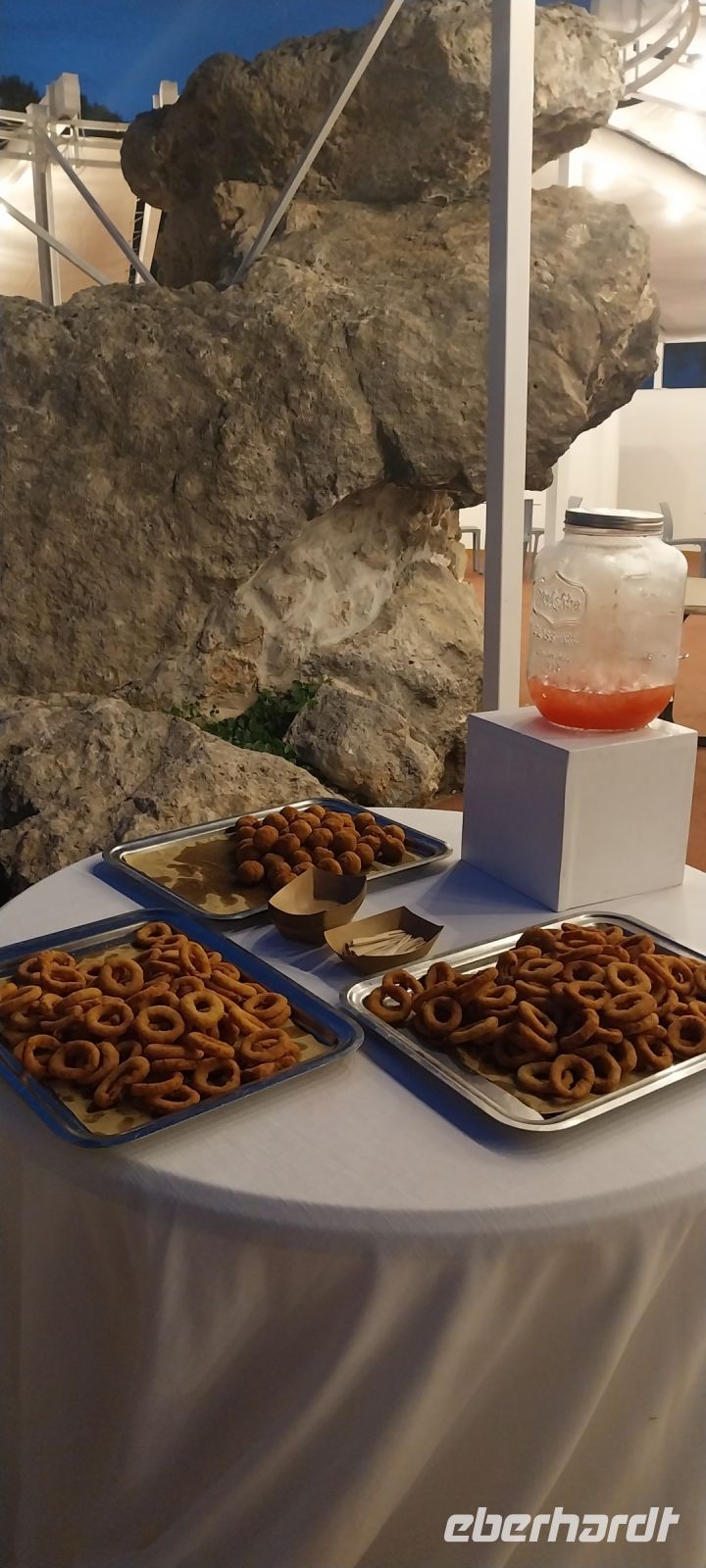 Aperitif im Hotel in Monopoli @Anette Rietz