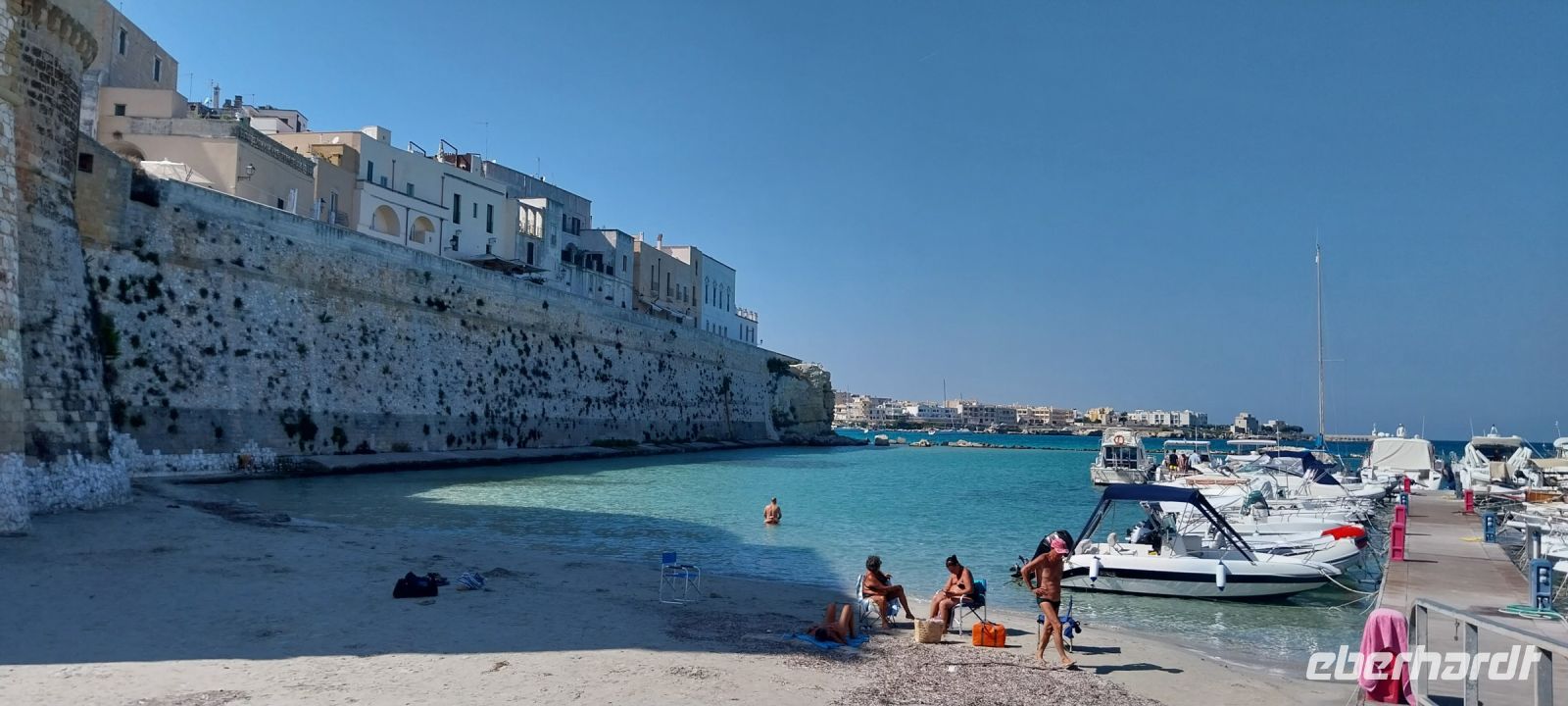 Otranto Bucht vor der Festung Apulien @Anette Rietz