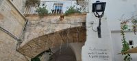 Gasse in Polignano a mare Apulien im September @Anette Rietz