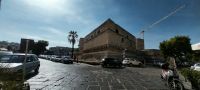 Blick auf das Schloss der Staufer Castello Svevo in Bari