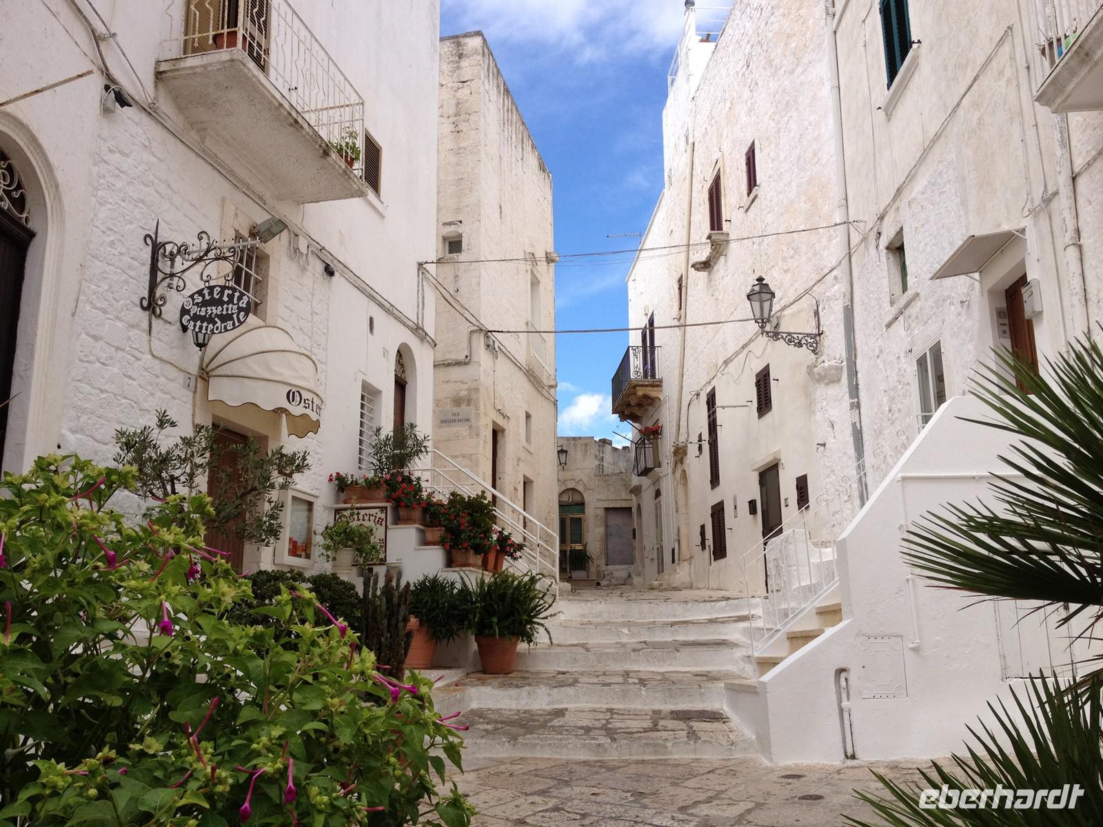 Beim Stadtrundgang durch Ostuni