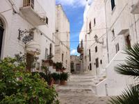 Beim Stadtrundgang durch Ostuni