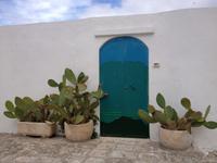 eine Tür in Ostuni