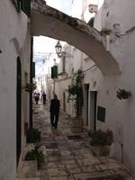 Beim Stadtrundgang durch Ostuni