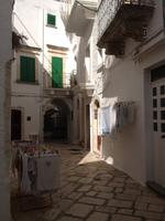 So wird Wäsche in Locorotondo getrocknet