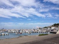 viele Schiffe liegen hier in Otranto