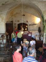 in einer ehemaligen Behausung in Matera