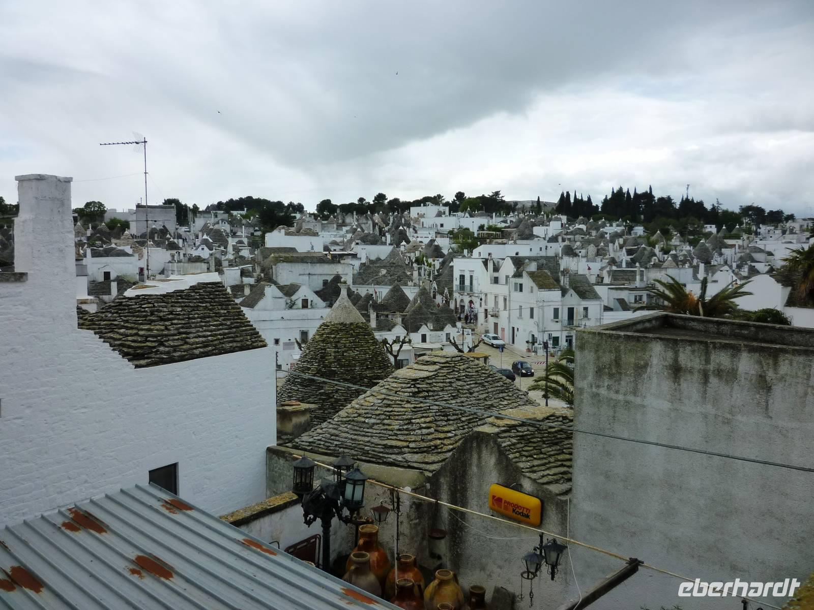 17.04.2014 Blick auf Alberobello