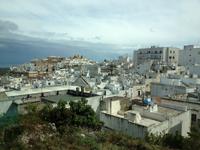 Blick über Ostuni zum Meer