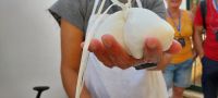 Scamorza Käse Herstellung Apulien Produkt @Anette Rietz