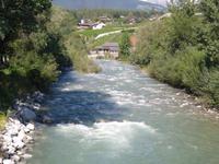 der Eisack am Kloster Neustift