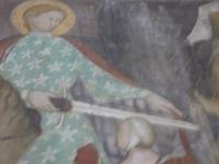 Bozen Dom Innenfresko Hl. Martin