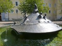 Brixen Domplatz Brunnen des Lebens 