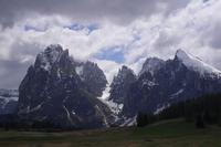 Blick auf Lang- und Plattkofel