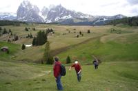 Wanderung auf der Seiser Alm