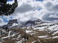 Dolomiten - Landschaft am Falzaregopass