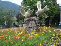 Meran - Blumenschmuck an der Kurpromenade