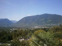 Blick auf Meran und die Texelgruppe