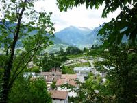 Blick auf Meran, Schloss Trauttmansdorff, 25.06.2013