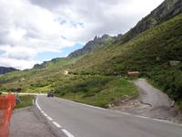 Auffahrt zum Pordoipaß