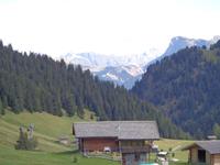 Seiseralm, Blick auf die Sellagruppe