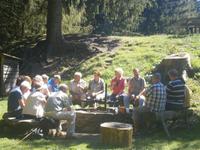 Eberhardt Reisegruppe beim Picknick
