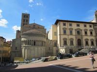 Arezzo,Stadtführung, Piazza Grande