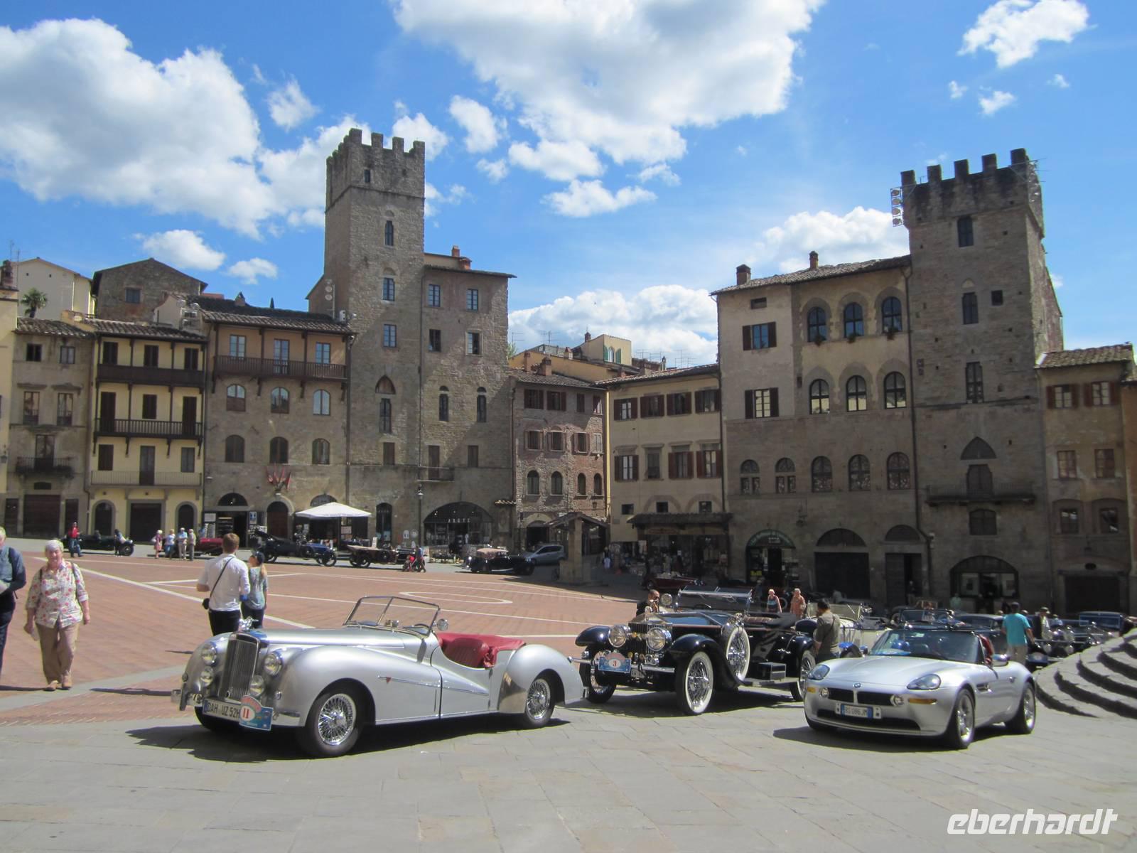 Arezzo,Stadtführung, Piazza Grande