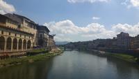 Florenz (Ausblick von der Ponte Vecchio)