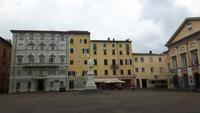 Lucca (Piazza del Giglio - Giuseppe Garibaldi-Denkmal)