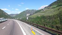 Rückfahrt nach Südtirol (Blick zum Schlern) ...