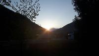 Sonnenuntergang in Südtirol ...