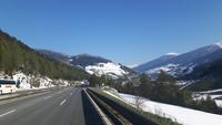 Heimreise über den Brennerpass ...