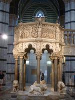 Siena Dom Pisanokanzel
