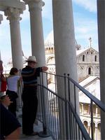 Blick vom Schiefen Turm