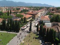Pisa-Blick vom Schiefen Turm