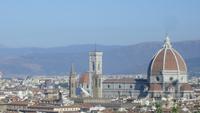 Santa Maria del Fiore in Florenz vom Piazza Michelangelo aus