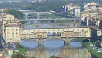 Florenz Aussichtspunkt Piazza Michelangelo auf Ponte Vecchio