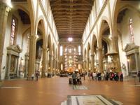 im Innern der Basilika di Santa Croce