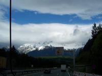 schneebedeckte Gipfel im  Mai