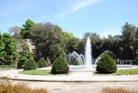 Springbrunnen an der Fortezza -  trotz wenig Wasser in Siena