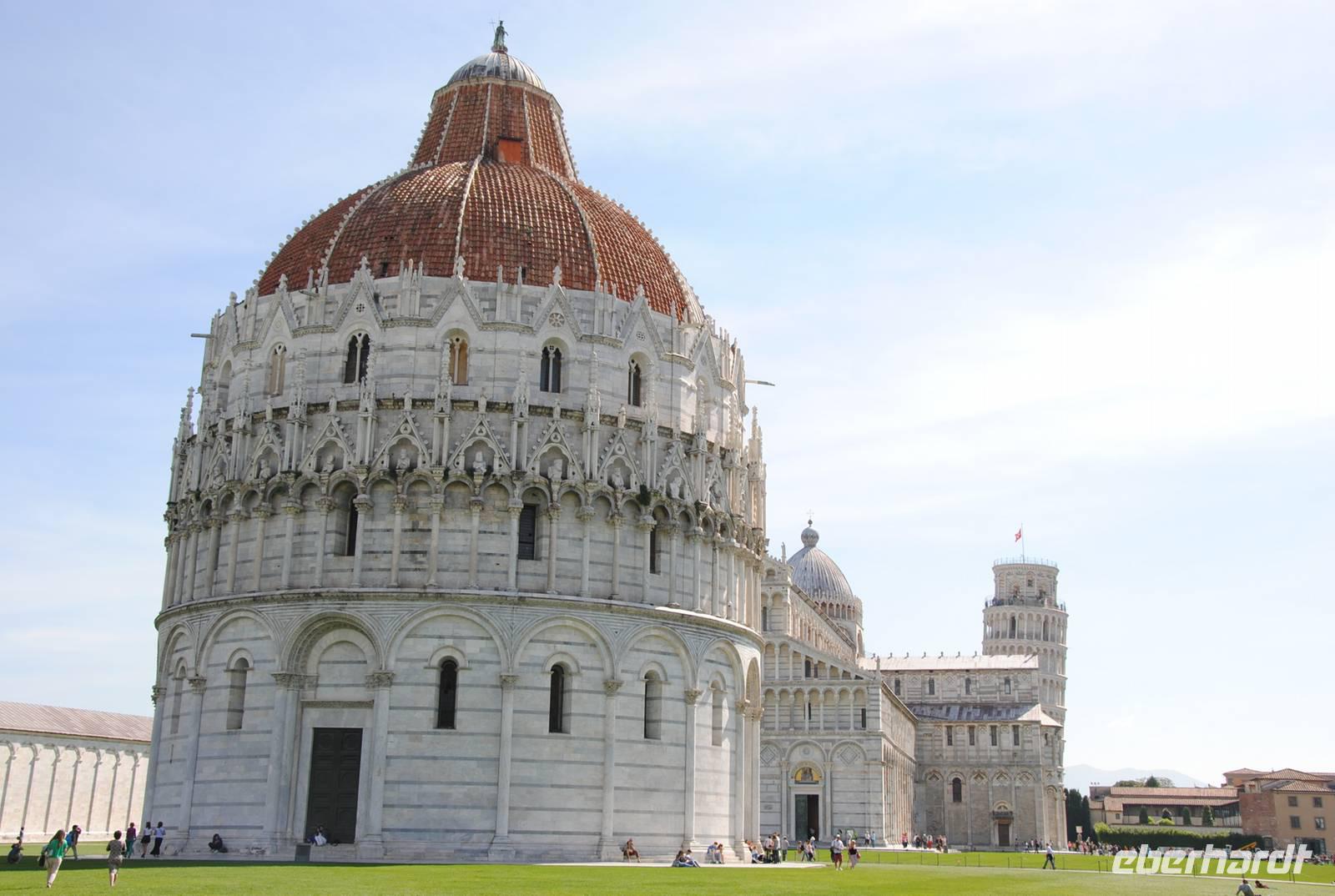 Baptisterium und Dom und Campanile in Pisa